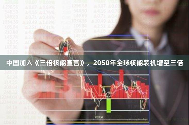 中国加入《三倍核能宣言》，2050年全球核能装机增至三倍